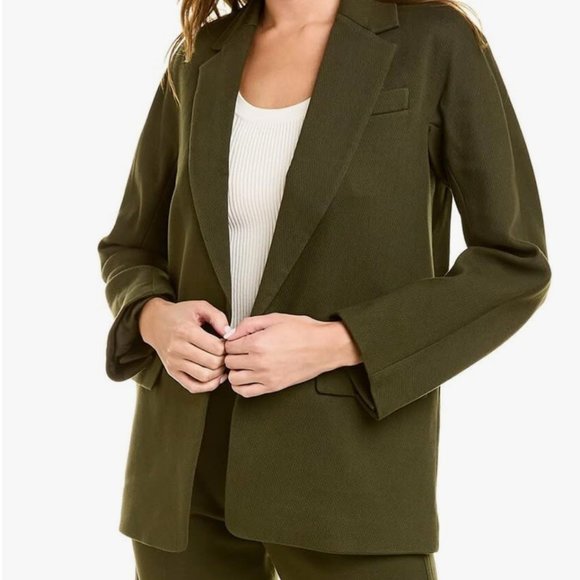 Vince Blazer Coat  (NWT small in Tuscan Olive Green) - Picture 3 of 7